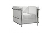 Comprar sillón Le Corbusier blanco en Muebles Lara.