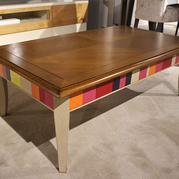 mesa centro madera oferta