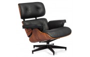 Sillón Eames Lounge Chair tapizado en piel