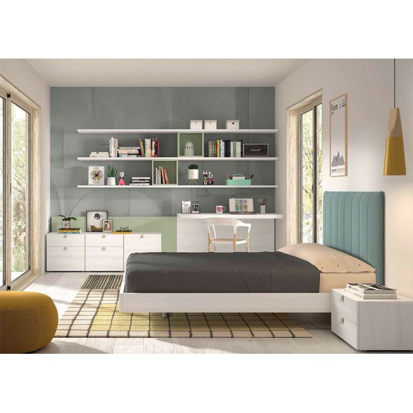 Dormitorio Juvenil con Litera F210 | Glicerio Chaves en Muebles Lara