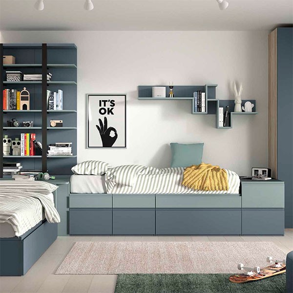Dormitorio Juvenil modelo F161 completamente modular